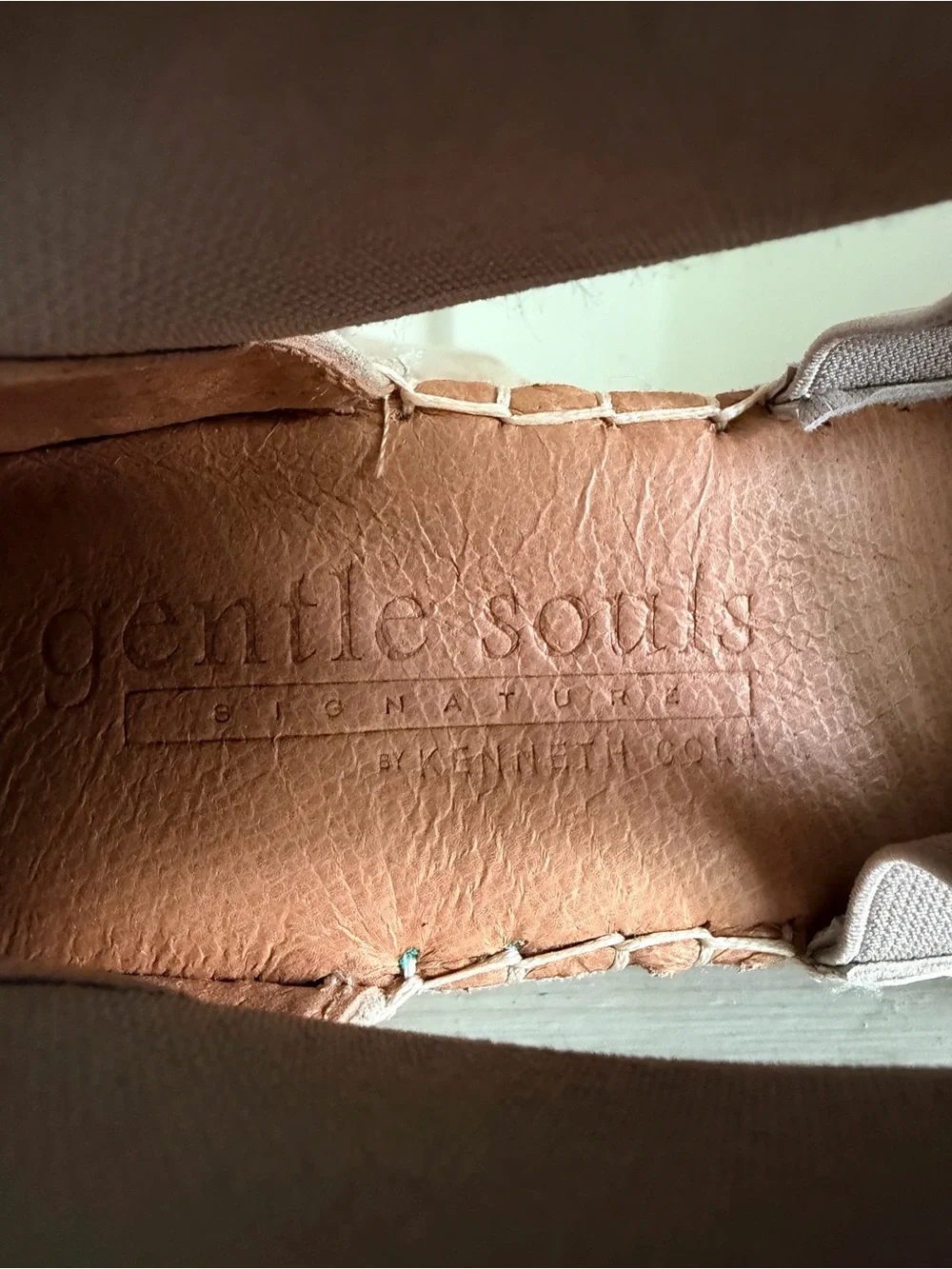 Gentle Souls Colleen Espadrille Wedge Sandals 7.5 M Pristine EUC